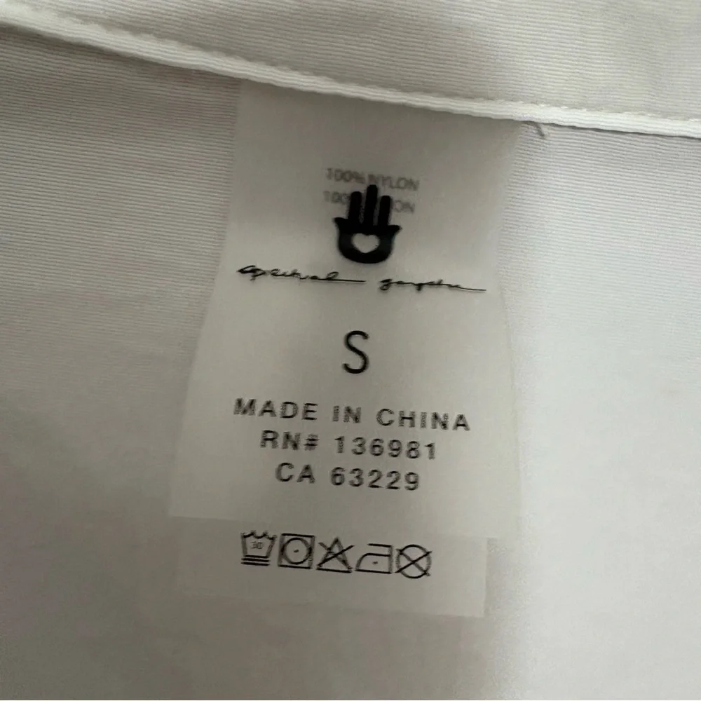 Spiritual Gangster White Cropped Windbreaker Jacket Size Small NWT - Picture 6 of 12